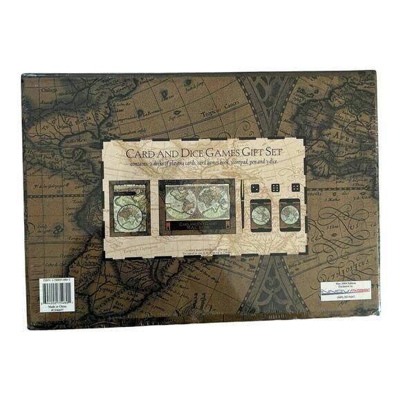 Card and Dice Games Gift Set Robert Frederick Limited 2004 Innovage New Sealed - Picture 3 of 10